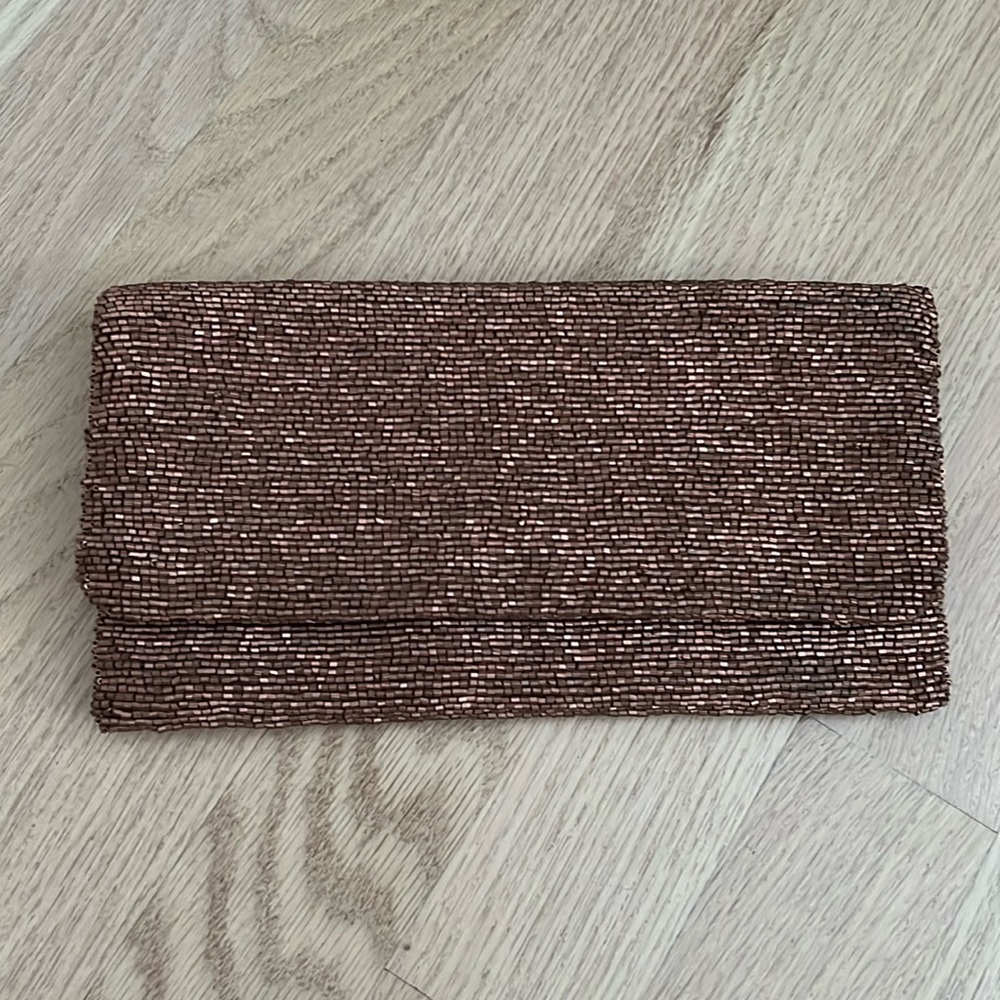 Amber beaded Moyna bag